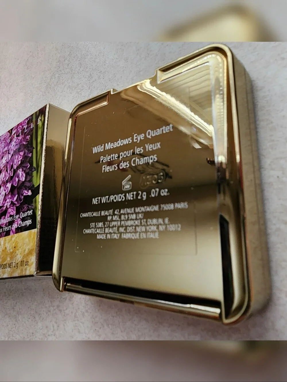 Chantecaille Limited Edition Wild Meadows Eye Shadow Quartet Palette New